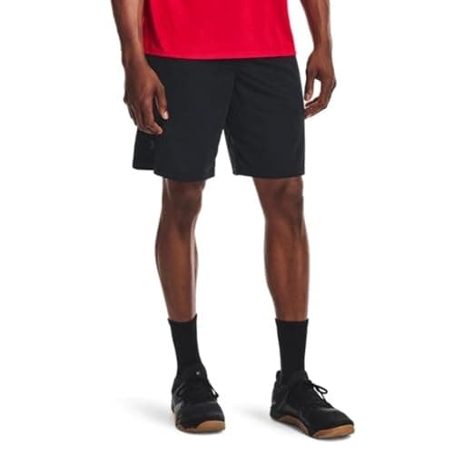 Image of Under Armour Tech Mesh Shorts, Men's Gym Shorts With Complete Ventilation, Versatile Sports Shorts for Training, Running and Working Out, Black/Pitch Gray, L