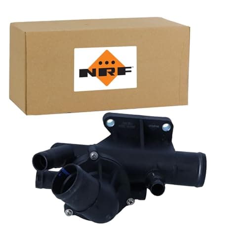 Image of NRF Thermostat Coolant Cooling Water Thermostat with Housing Opening Temperature: 75°C for Opel Vivaro B Box Van (X82) Vivaro B Combi (X82) Vivaro B Platform/Chassis (X82) for Renault