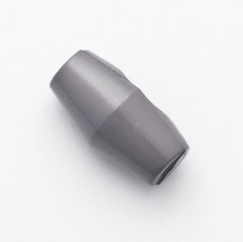 Image of Plastic Toggle Buttons Size 19mm Pack of 10 Buttons (Grey)