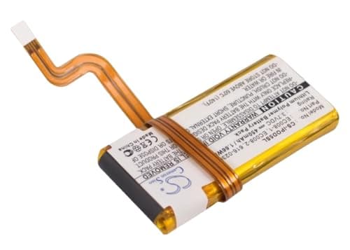 Image of Media Player Battery 3.7V/450mAh for Apple iPOD Classic 6th GEN A1238/MB029C/A,Video,G5 A1036/MA146X/A,U2 MA664/MA452,30GB/80GB