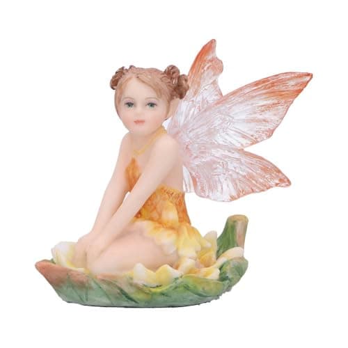 Image of Nemesis Now Fairy Figurine, Hand-Painted Decorative Statue, Decor for Garden Shelf and Home - Olivia The Garden Fairy
