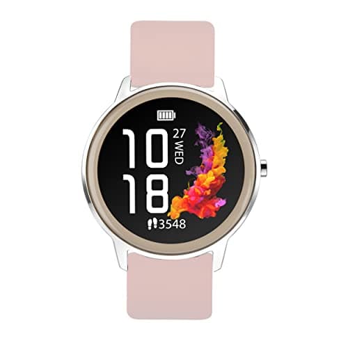 Image of Sekonda Flex Womens Smart Watch with Heart Rate and Sleep Monitor, Daily Activity, Sports, Music, Weather and Message Functions, with Silicone Strap, 42 mm