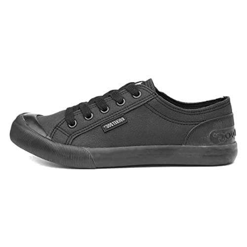 Image of Rocket Dog Womens/Ladies Jazzin Canvas Fable Trainer (6 UK) (Black)