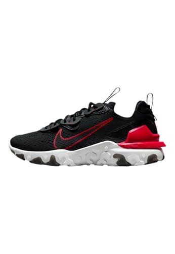 Image of Nike React Vision Men's ShoeMen, Black University Red Iron Grey White, 8 UK