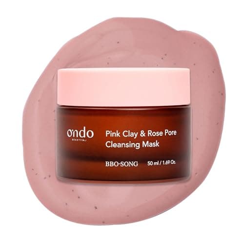 Image of Ondo Beauty 36.5 Pink Clay Rose Pore Cleansing Mask, Deep Cleansing Face Mask with Pink Clay & Rose Water for Refined Pores & Radiant Skin, 50 g