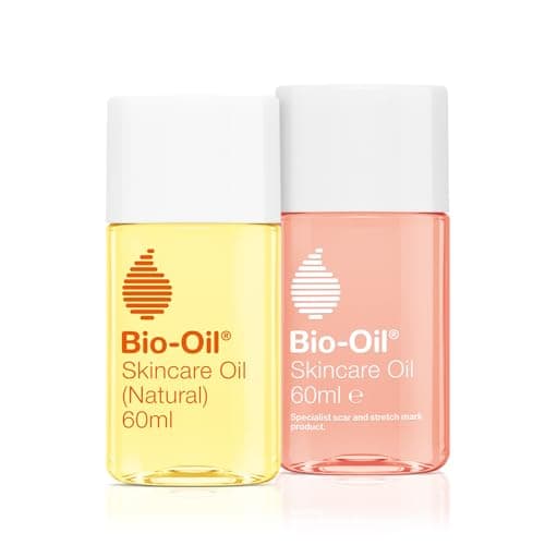 Image of Bio-Oil Skincare Oil Bundle - Improve the Appearance of Scars, Stretch Marks and Skin Tone - 1 x 60 ml + NEW Bio-Oil Natural Skincare Oil - 100% Natural Formulation - 1 x 60 ml