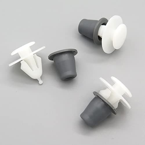 Image of 10x VW Side Moulding Strip & Wheel Arch Trim Clips- Golf mk2, mk3, Jetta, Vento (191853585A, 1H0853586)