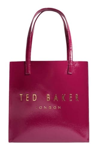 Image of Ted Baker shopper bag Crinkon Crinkle Large Icon Bag Deep - Pink mauve