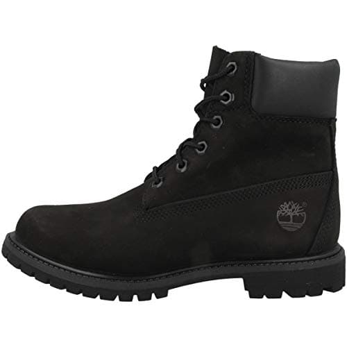 Image of Timberland 6 in Premium Waterproof (Wide Fit), Women’s Classic Boots, Black (Black Waterbuck), UK (37 EU)