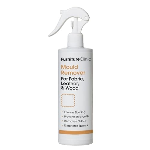 Image of Furniture Clinic Mould Remover Spray - Kills Mould & Spores On Contact and Prevents Regrowth – Removes Stubborn Mould Stains On Leather, Fabric & Wood – Safe To Use – 500ml