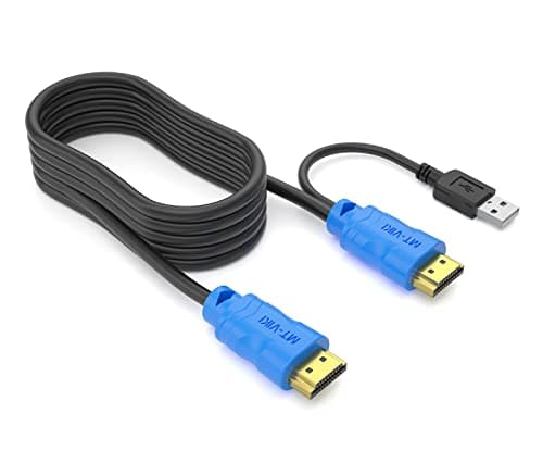 Image of MT-VIKI HDMI KVM Cable 2in 1 USB-A Cord Leads for HDMI KVM Switch Console (3m/10ft)