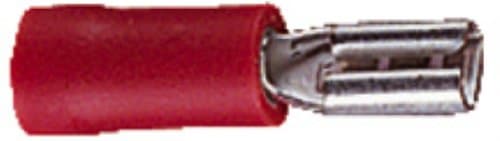 Image of Electrovision 3 Mm Push On Receptacle Crimp Terminal. Bags Of 100. Red