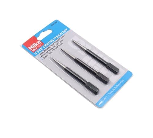 Image of Hilka 62880003 Pro Craft Centre Punch Set,Black