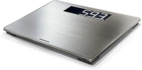Image of Soehnle Style Sense Safe 300 Digital Scale, Bathroom Scale with XL LED Screen and Extra-Thin Design, Personal Scale Stainless Steel Weighing Scales