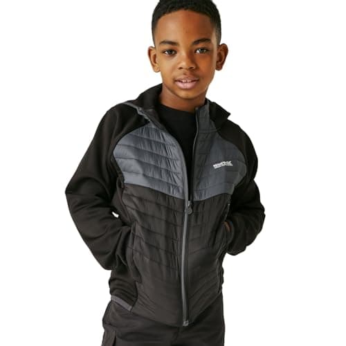 Image of Regatta Boys Kielder VIII Hybrid Full Zip Padded Jacket