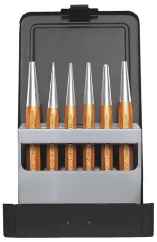Image of GEDORE Red Punch Set 6 Pieces Including Centre Punch