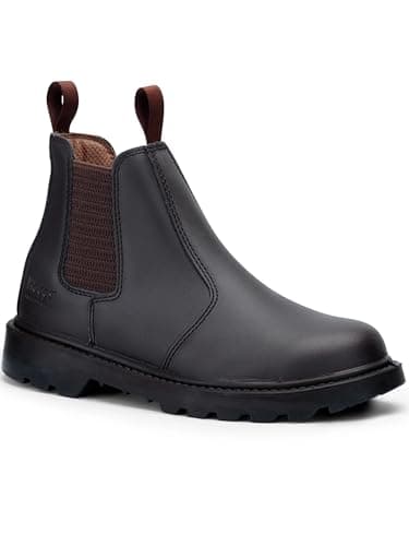 Image of Hoggs of Fife - Safety Steel Toe Dealer Boot/Safety Chelsea boot Steel Toe boots Classic D2 / D3 Brown 8 UK