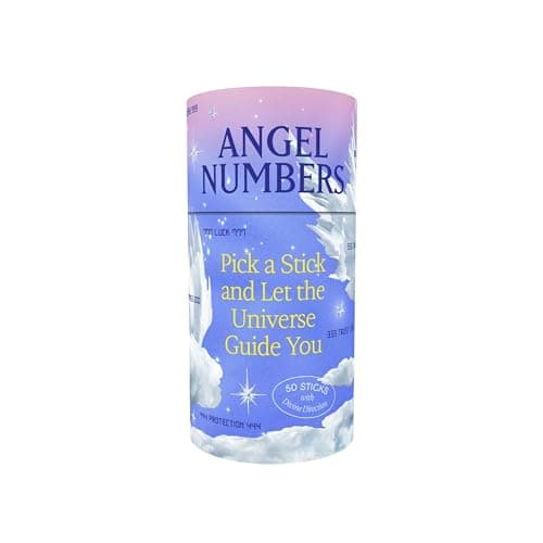 Image of Chronicle Books Angel Numbers: Pick a Stick and Let the Universe Guide You―50 Sticks with Divine Direction