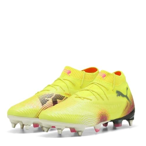 Image of PUMA Mens Future 8 Ultimate Soft Ground Football Boots Yellow Alert 9 UK