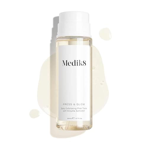 Image of Medik8 Press & Glow - Daily PHA Exfoliating Facial Toner - Smooths Skin Surface & Boosts Radiance - All Skin Types - 200ml