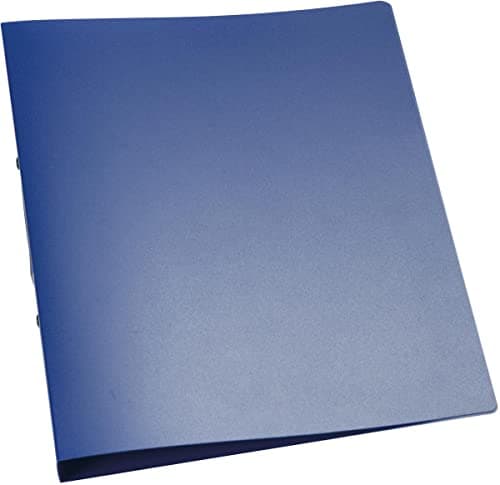 Image of Q-Connect 2 Ring Binder Frosted A4 Blue (Frosted polypropylene covers with 25mm capacity) KF02483
