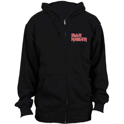 Image of Iron Maiden Men's No Prayer Zip Hoodie, Black, Medium