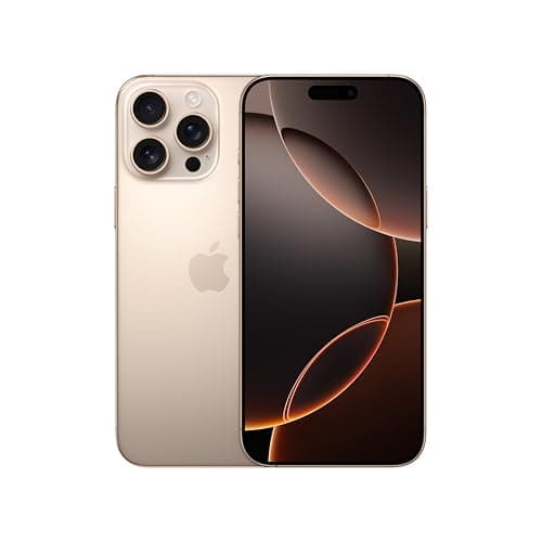 Image of Apple iPhone 16 Pro Max 256 GB: 5G Mobile phone with Apple Intelligence, Camera Control, A18 Pro Chip and a Huge Leap in Battery Life. Works with AirPods; Desert Titanium