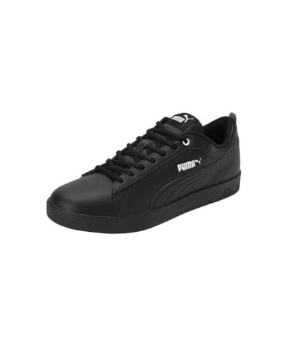 Image of Puma Women Puma Smash Wns V2 L Sneakers, Puma Black-Puma Black, 4 UK