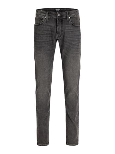 Image of JACK & JONES Men's Jjiglenn Jjoriginal Am 816 Noos Jeans, Black, 34W / 32L