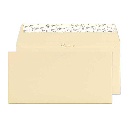 Image of Blake Business DL 110 x 220 mm 120 gsm Peel & Seal Wallet Envelopes (51254) Vellum Wove - Pack of 25