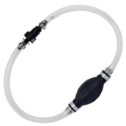 Image of Diesel Fuel Pump Priming Bleeding Hand Pump Tool–Compatible with Ford PSA Land Rover Jaguar Volvo–Heavy Duty Manual Priming Pump for Quick Air Removal & Easy System Priming