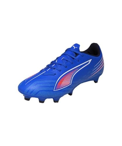 Image of PUMA Women's Ultra 6 Play Firm Ground/Artifical Ground Football Boots, Ultra Blue-PUMA White-Glowing Red, 6.5 UK