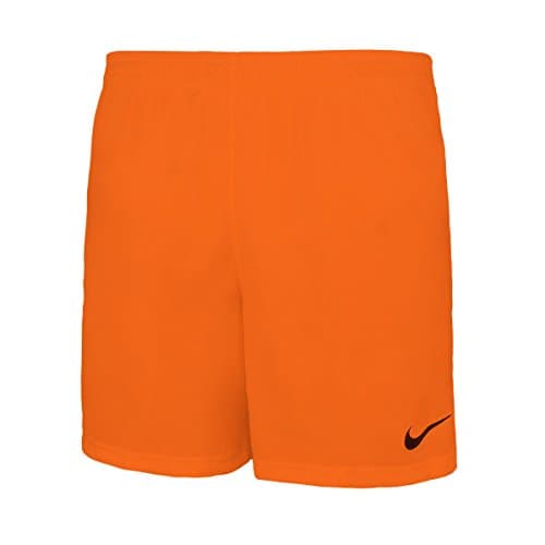 Image of Nike Men's Park Knit Short Nb Shorts - Safety Orange/Black, Small