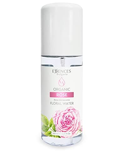 Image of Essences Bulgaria | Organic Rose Floral Water 140ml | Rosa damascena | 100% Pure and Natural | Anti-Age Refreshing Beauty Mist | Alcohol-Free | Makeup Remover | Hydrating | Vegan