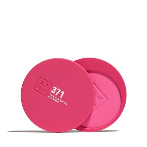 Image of 3INA MAKEUP - The No-Rules Powder 371 - Vivid pink 3-in-1 Compact Powder with Hyaluronic Acid and Ceramides - Soft Formula