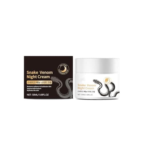 Image of Snake Venom Night Cream, Snake Venom Anti-Aging Cream, Anti-Wrinkle Night, Anti-Aging Active Ingredients, Deeply Nourishes, Dark Circles, Reduces Fine Lines, Revitalizes Youthful Radiance (1)