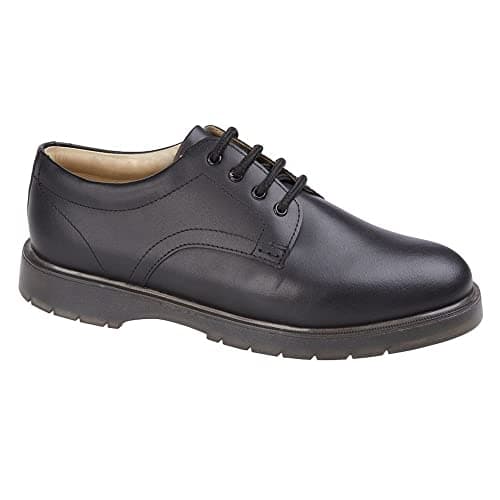 Image of Grafters M181A Mens Leather Shoes Black