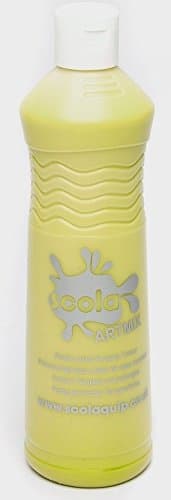 Image of Scola Artmix 600ml Bottles Ready Mix Craft Poster Paint Lemon Yellow