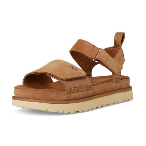 Image of UGG Women's Goldenstar Sandal, Chestnut, 4.5 UK