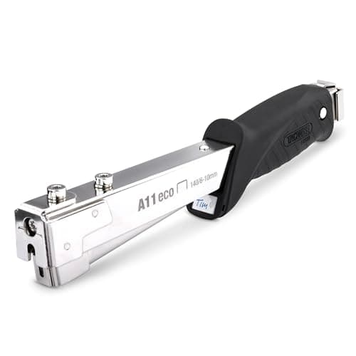 Image of Tacwise 0322 A11 Hammer Tacker, Uses Type 140 / 6 - 10 mm Staples, Silver