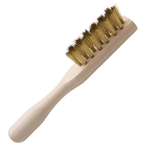 Image of Suede Cleaning Brush – for Cleaning Suede & Nubuck Shoes, Clothing, Handbags – Brass Wired with Wooden Handle
