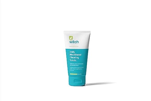 Image of Witch Daily Blackhead Clearing Scrub 150ml, unblocks pores, gentle and fragrance free, with Witch Hazel Active and anti-inflammatory salicylic acid