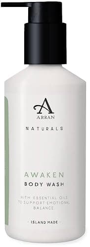 Image of Arran Sense of Scotland Awaken Mint & Eucalyptus Body Wash & Shower Gel (250ml) Natural & Vegan with Pro-Vitamin B5