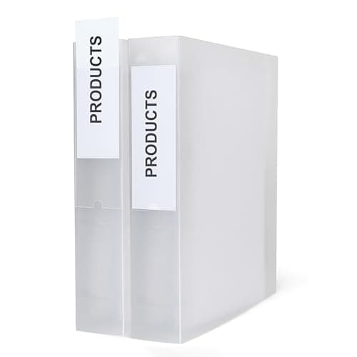 Image of 3L Label Holders Polypropylene Self-adhesive with Inserts 55x150mm Ref 10340 [Pack of 6]