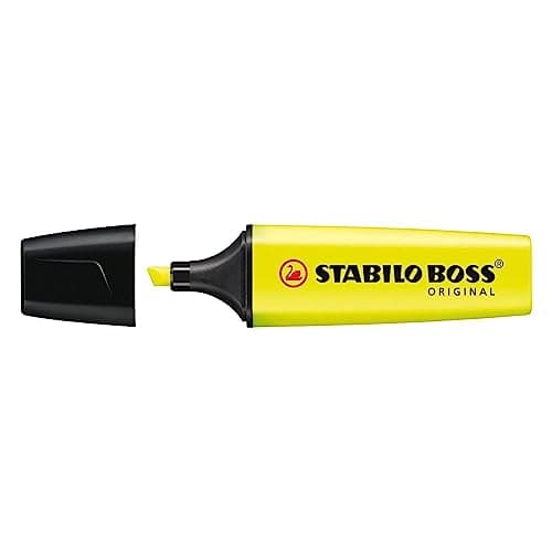 Image of Stabilo Boss Original Highlighters Pack of 2 Yellow