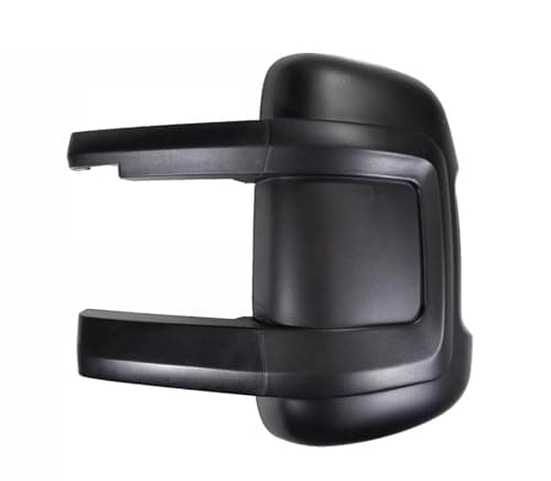 Image of Fit Fiat Ducato Peugeot Boxer Citroen Relay 2006-2024 Vauxhall Movano 2019-2025 Mirror Casing Cover With Long Arm Vans (Fiat Ducato 2006-2024, Left Hand Passenger Side)