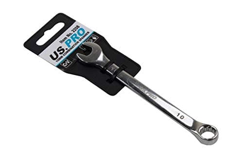 Image of US PRO 10mm Combination Spanner Polished Chrome Vanadium 2208