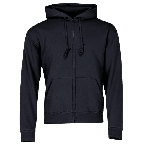 Image of Fruit of the Loom Men's Zip Front Premium Hooded Sweat Jacket, Deep Navy, Medium