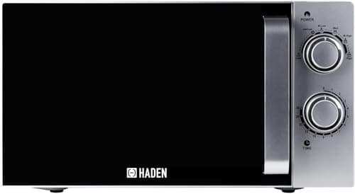 Image of Haden 20L Microwave Oven - 700W Microwave with 6 Power Levels and 30-minute Timer - Family Friendly, Easy To Clean Interior Countertop Microwave - 24.5cm Turntable