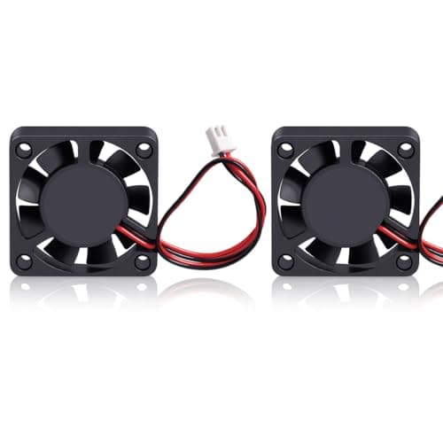 Image of Super Print 4010 Fan DC 12V,40mm x 40mm x 10mm Dual Ball Bearing Low Noise Brushless Cooling Axial Fan for 3D Printers Extruder Hotend.(2PCS)